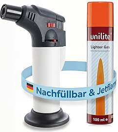 UNILITE Feuerzeug MIT Gas – Sturmfeuerzeug Gas