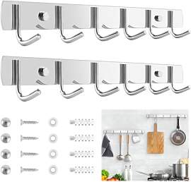 UNINGYI 2 Stück Hakenleiste Küche,