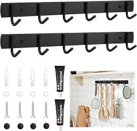 UNINGYI 2 Stück Hakenleiste Küche,