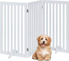 unipaws Freistehendes Absperrgitter Hund,