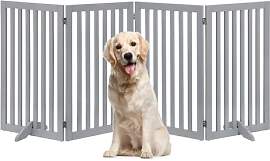 unipaws Freistehendes Absperrgitter Hund,