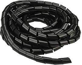UNITEC Spiralschlauch 15mm 10 m schwarz