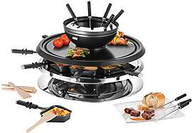Unold 48726 Raclette Multi 4 in 1-1300 Watt, Für