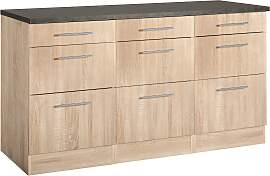Unterschrank OPTIFIT "Mini", grau
