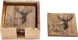 Untersetzer aus Holz Akah (x4)