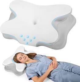 Untimaty Nackenkissen - Orthopädisches Kopfkissen 