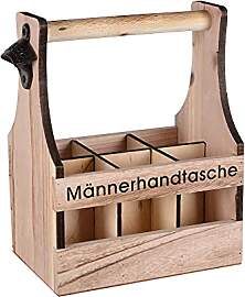 UNUS Home Männerhandtasche Bier, Flaschenträger