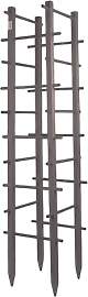 UNUS Rankturm aus Holz, 150 cm hoch, Grau,