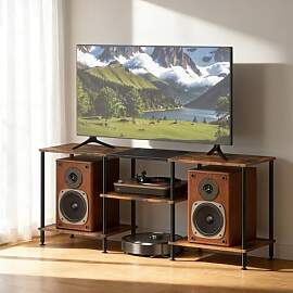 UOMIO TV Schrank Ständer 3-Stufiges Regal