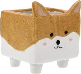 UPKOCH Keramik Sukkulenten Pflanzgefäße Corgi