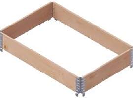 UPYARD Hochbeet INDUSTRIAL braun Holz B/L: ca.