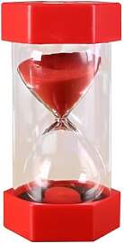 UrbanHui Sanduhr-Set, 5 Minuten, bunte Sanduhr,