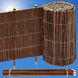 UrFence 300x40 Weide Beeteinfassung Holz -