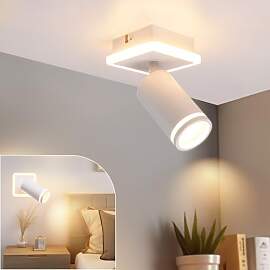 URing LED Deckenstrahler 1 Flammig Weiß -