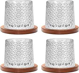 Uten Drehbare Wassergläser, 4 pcs Whisky Gläser