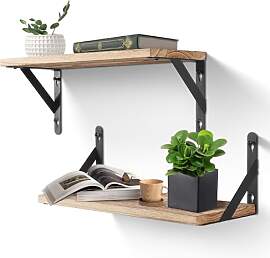 Uten Wandregal Holz Rustikal, Schweberegal 42cm