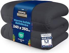 Utopia Bedding Bettdecke 240 x 260 cm,
