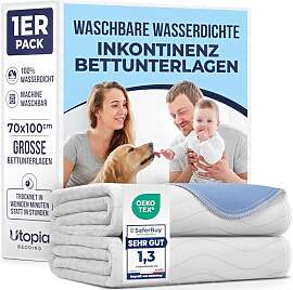Utopia Bedding Bettunterlagen 70 x 100 cm