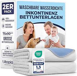 Utopia Bedding Bettunterlagen 75 x 90 cm