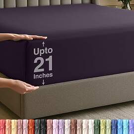 Utopia Bedding Kingsize-Spannbetttuch mit extra
