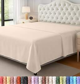 Utopia Bedding Mattes Bettlaken, weich