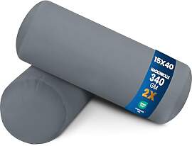 Utopia Bedding Nackenrolle 2er Set, 15x40 cm