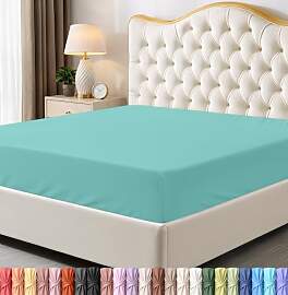 Utopia Bedding Spannbettlaken für Doppelbetten