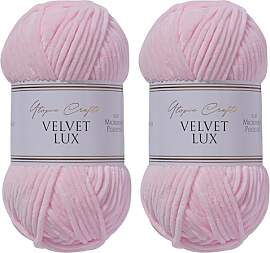 Utopia Crafts Velvet Lux Chenillegarn – Samtgarn 
