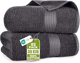 Utopia Towels - 2er Großes Badetuch mit