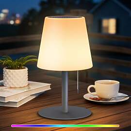 uuffoo Solar Tischlampe Outdoor Solarlampen für