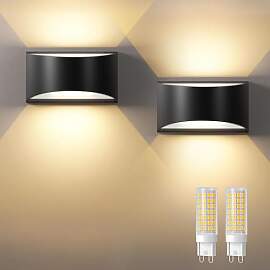 Uwithm Wandlampe mit Austauschbarer G9 LED lampe