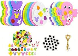 UxuoQxa Moosgummi Bastelset Kinder, Bastelset