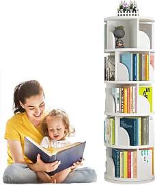 uyoyous 5-stufiges Drehbares Bücherregal