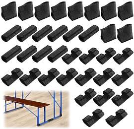 UYUYong 36 Stück Bodenschoner Bierzeltgarnitur