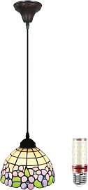 Uziqueif B, Hängelampe, Tiffany Style Lamp, 8