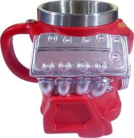 V8 Motor Becher, Keramik Auto Motor Keramik Becher 