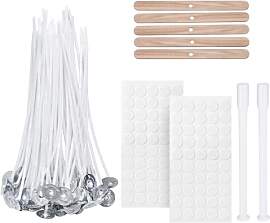 VABNEER Kerzendocht 100 Stück Cotton Candle Wick
