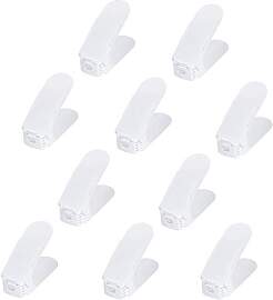 VA-Cerulean 10 Stück Einstellbare Schuhregale,PP