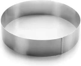 Vacherinring aus Edelstahl Lacor 18/10 - 24x6 cm