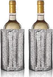 Vacu Vin 38803606 Rapid Ice Wine Cooler - Silver,