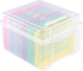 Vaessen Creative Aufbewahrungsbox Transparent mit