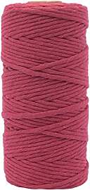 Vaessen Creative Makramee Garn Bordeaux, 3mm x 100 