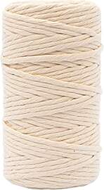 Vaessen Creative Makramee Garn Naturel, 4 mm x