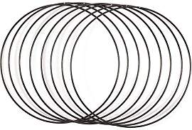 Vaessen Creative Metallringe Ø25cm, 3mm, Schwarz