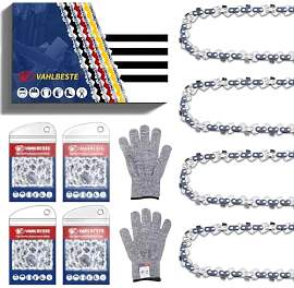 Vahlbeste 4 Stück Sägeketten, 1/4" 1,1mm 28 