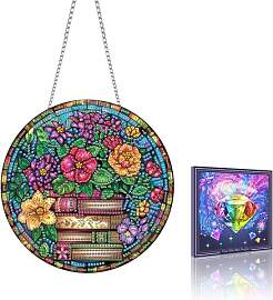 VAIIEYO 5D DIY Diamond Painting Anhänger Buch,