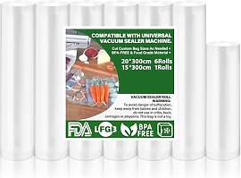 Vakuumierbeutel 7 Rollen Vakuumbeutel Lebensmittel 