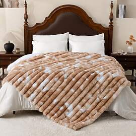 Vamcheer Kuscheldecke für Bett, 230x230 cm Super