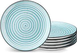 vancasso Bonbon Dessertteller, 6 Stück, blau,