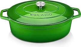 vancasso Gusseisen Topf Brot Backen, 8L Ø 37cm